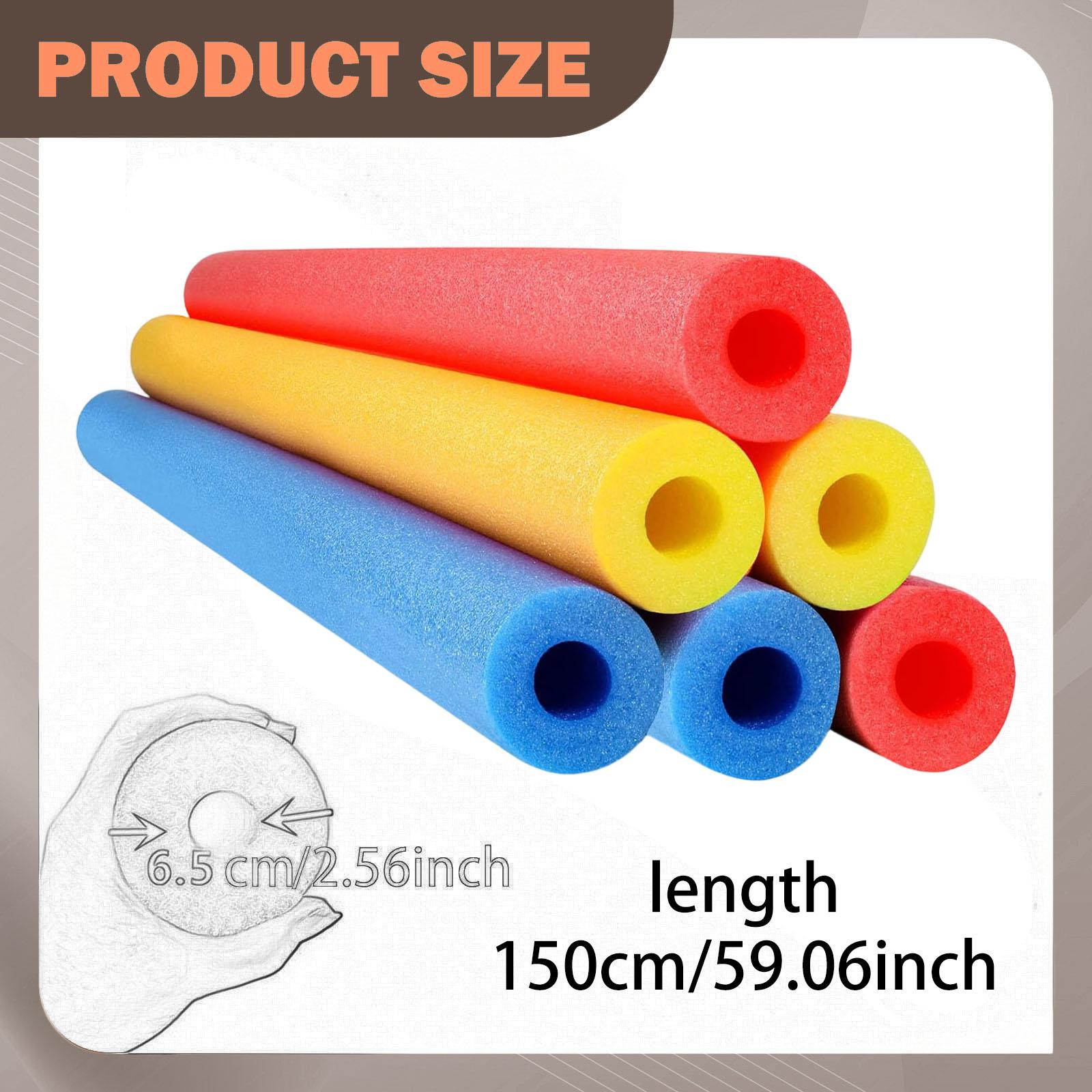 Foam Pool Noodle - 6x Pływające pałeczki do pływania, piankowe